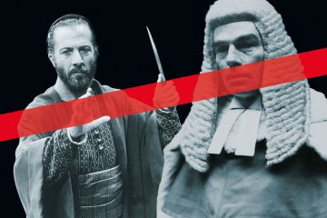 ritish judge Patrick Devlin, the youngest judge appointed to the High Court cutting red tape as a metaphor for The sins of authors should not bar their works from reading lists