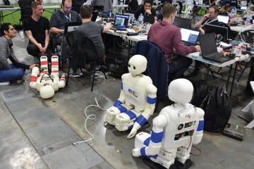 People gathered in Sydney for the annual RoboCup event to illustrate AI potential ‘squandered by universities’ risk-focused approach’