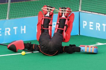 Goalkeeper falls after a goal to Australia in Perth to illustrate Let’s be honest about weak leadership, say Australian educators