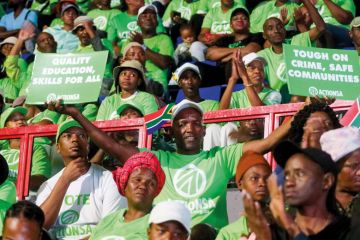 ActionSA National Manifesto Launch at Ellis Park Arena on March 23, 2024 in Johannesburg, South Africa ActionSA National Manifesto Launch at Ellis Park Arena on March 23, 2024 in Johannesburg, South Africa to illustrate South Africa election: ANC ducks higher education challenges