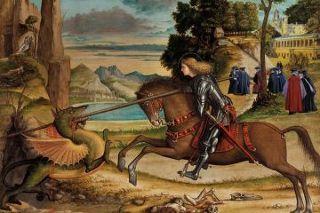 Painting of Saint George with Scenes from His Life, 1516. Found in the collection of the Basilica di San Giorgio Maggiore, Venezia. Creator: Carpaccio, Vittore (1460-1526) to illustrate How can we fix UK higher education?
