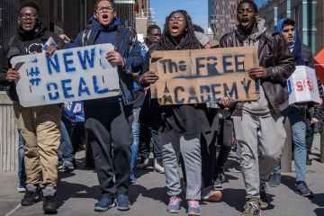 New York (CUNY), students, faculty, staff, community partners, concerned New Yorkers, and elected officials held a rally to illustrate Public increasingly supportive of taxpayer-funded degrees