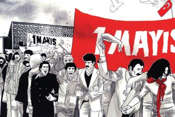 Illustration from the book Turkish Kaleidoscope of group of people