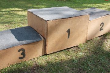 Winners' podium Winners' podium