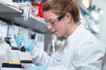 Young scientist at work in laboratory Young scientist at work in laboratory