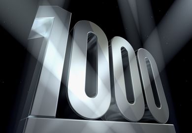 The numerals 1000 on a pedestal The numerals 1000 on a pedestal