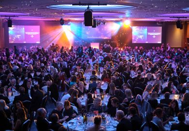 View of THE Awards ceremony