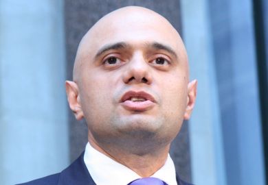 Sajid Javid speaking at podium Sajid Javid speaking at podium