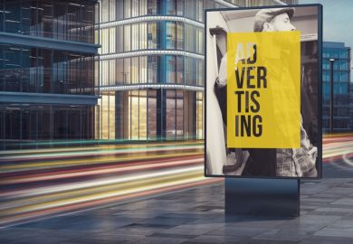 An advertising hoarding