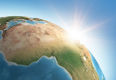 The sun rises over Africa The sun rises over Africa