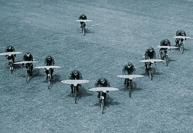 Air cadets learn formation flying, 1942 Air cadets learn formation flying, 1942