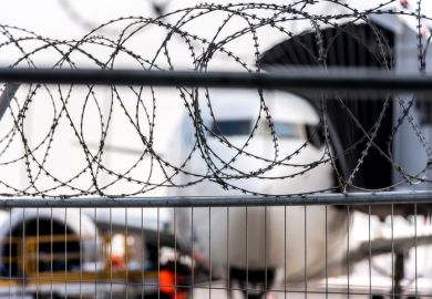 Airport fence