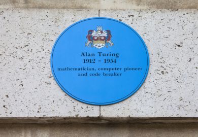 Alan Turing plaque Alan Turing plaque