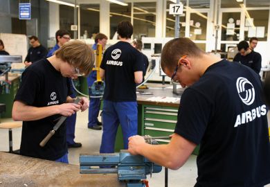 apprenticeship Airbus trainee workers