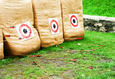 Arrows missing target