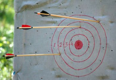 Arrows missing target Arrows missing target