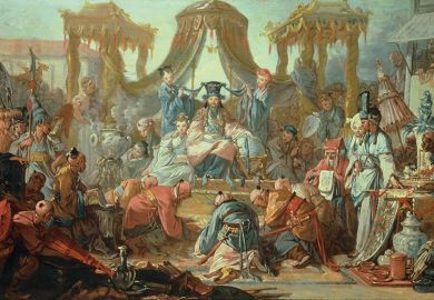 The Audience of the Chinese Emperor, by Francois Boucher