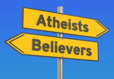 Atheists believers sign