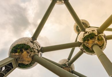 The Atomium building in Brussels The Atomium building in Brussels, illustrating European collaboration
