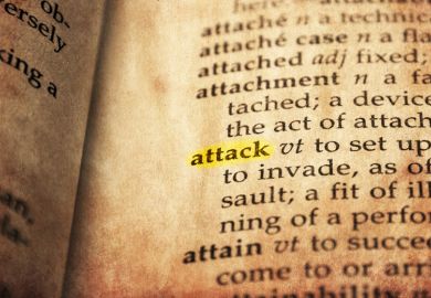 attack dictionary definition