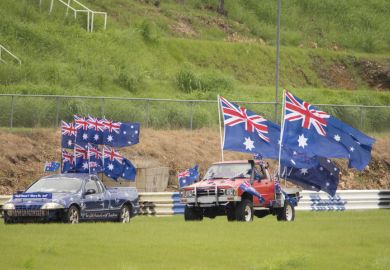 Australia Day UTE run Darwin, Northern Territory, Australia
