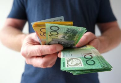 Australian dollars Australian dollars symbolising alleged underpayment of academics in casual employment