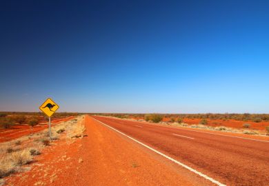 A road in the Australian outback A road in the Australian outback