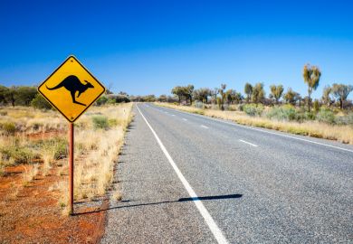 Australian road sign