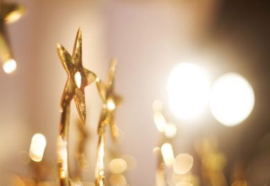 Arty close-up of an award Arty close-up of an award