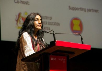 Ayesha Khanna speaks at Going Global 2018