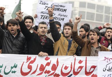 Pakistani students condemn Bacha Khan University attack