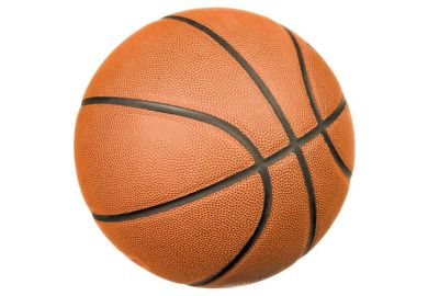 Basketball on white background Basketball on white background
