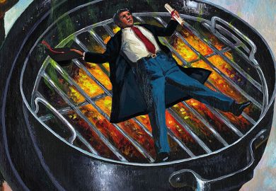 academic on barbecue