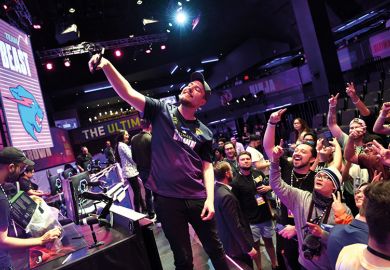 MrBeast takes a selfie onstage during Amazon’s Prime Day to illustrate Students’ influence spurs launch of courses in social media skills