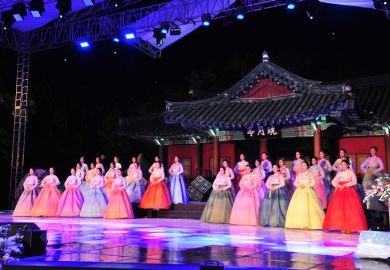 A beauty contest, symbolising graduate selection