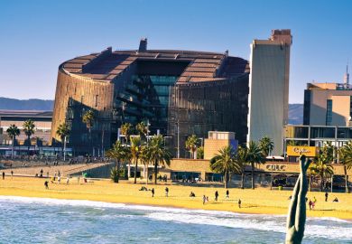 Biomedical Research Building, Manel Brullet and Albert Pineda, Barceloneta beach, Barcelona, Spain Biomedical Research Building, Manel Brullet and Albert Pineda, Barceloneta beach, Barcelona, Spain