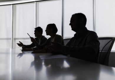 Board members in shadow