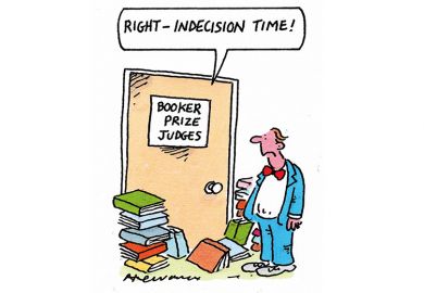 Booker prize cartoon