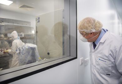 Boris Johnson wearing PPE