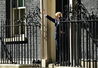 Boris Johnson at 10 Downing Street