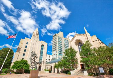 Boston University Campus Entrance