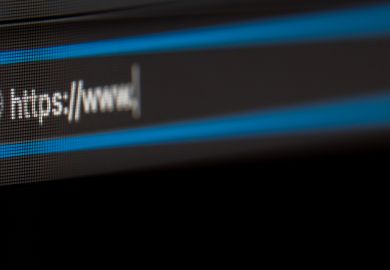 Browser close-up with https