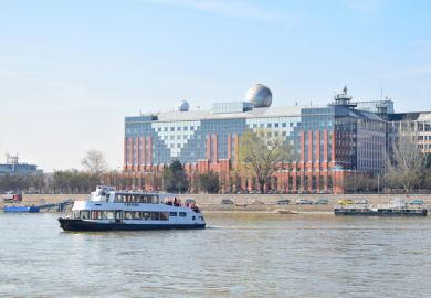 Budapest, HUNGARY - 23 March 2019  Department of Cartography and Geoinformatics, Eötvös Loránd University.