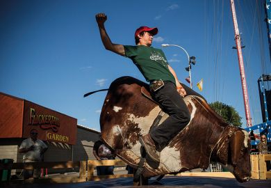 Bucking bronco
