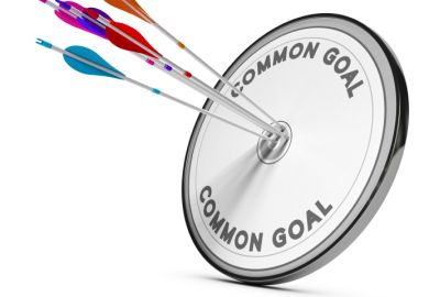 Business concept cooperation