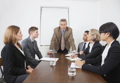 Business people in a seminar