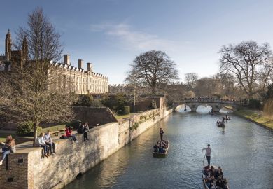 River Cam, Cambridge University Punting at Cambridge University