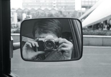 Camera in car mirror