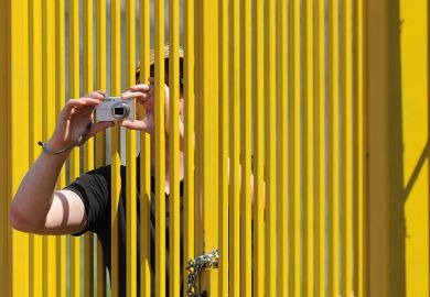 Camera through a fence