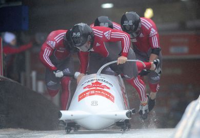 Canadian bobsleigh team